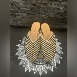 Time And Tru Women's Raffia Mule Shoes 7 1/2. NWT